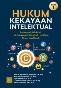 Image of Hukum Kekayaan Intelektual: Kekayaan Intelectual, Hak Kekayaan Intelektual, Hak Cipta, Paten, dan Merek