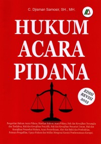 Hukum Acara Pidana Edisi Revisi