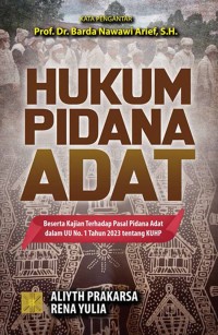 Hukum Pidana Adat