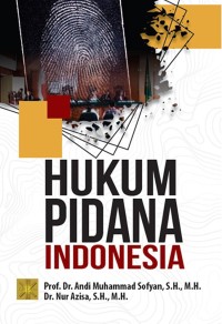 Image of Hukum Pidana Indonesia