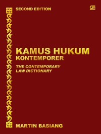 Image of Kamus Hukum Kontemporer = The Contemporary Law Dictionary