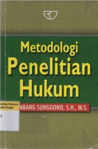 Image of Metodologi Penelitian Hukum