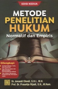 Image of Metode Penelitian Hukum Normatif dan Empiris Edisi 2
