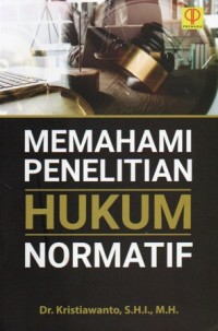 Image of Memahami Penelitian Hukum Normatif