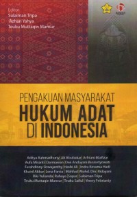 Pengakuan Masyarakat Hukum Adat di Indonesia