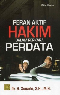 Image of Peran Hakim dalam Perkara Perdata (Edisi Ketiga)