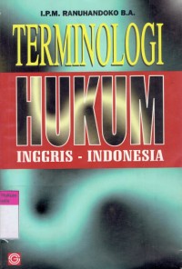 Image of Terminologi Hukum Inggris-Indonesia