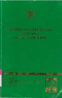 Himpunan Keputusan tentang Grasi Tahun 1991