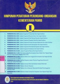 Himpunan Peraturan Perundang-undangan Kementerian PANRB I