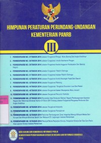 Himpunan Peraturan Perundang-undangan Kementerian PANRB III