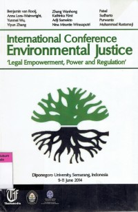Image of International Conference Environmental Justice: Legal Empowerment, Power and Regulation (Proceedings)