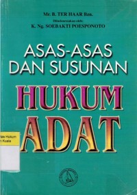 Image of Asas-Asas dan Susunan Hukum Adat = Beginselen En Stelsel Van Het Adatrecht