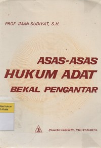 Image of Asas-asas Hukum Adat: Bekal Pengantar