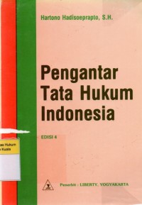 Image of Pengantar Tata Hukum Indonesia