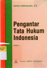 Pengantar Tata Hukum Indonesia