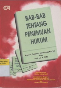 Image of Bab-Bab Tentang Penemuan Hukum