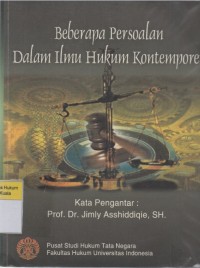 Image of Beberapa Persoalan Dalam Ilmu Hukum Kontemporer