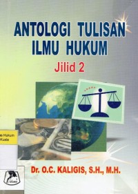 Image of Antologi Tulisan Ilmu Hukum