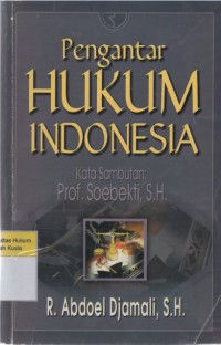 Image of Pengantar Hukum Indonesia