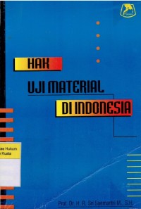 Image of Hak Uji Material Di Indonesia Edisi Revisi