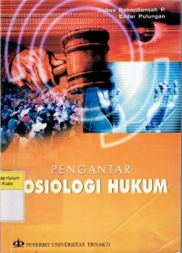 Image of Pengantar Sosiologi Hukum