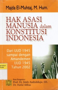 Hak Asasi Manusia Dalam Konstitusi Indonesia: Dari UUD 1945 Sampai Dengan Amandemen UUD 1945 Tahun 2002