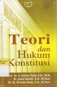 Image of Teori dan Hukum Konstitusi