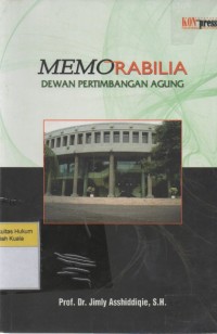 Image of Memorabilia Dewan Pertimbangan Agung