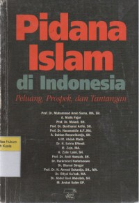 Pidana Islam di Indonesia: Peluang, Prospek dan Tantangan