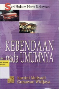 Image of Kebendaan pada umumnya