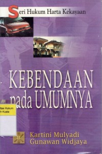 Kebendaan pada umumnya