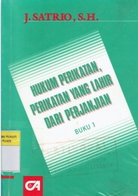 Hukum Perikatan, Perikatan yang Lahir dari Perjanjian