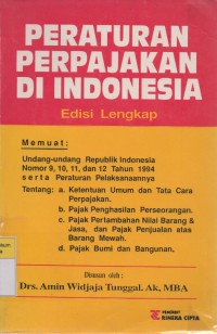 Peraturan Perpajakan di Indonesia