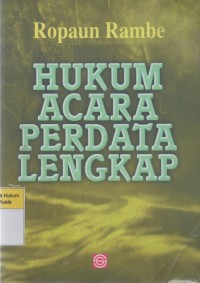 Image of Hukum Acara Perdata Lengkap