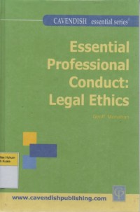Image of Essential Professional Conduct: Legal Ethics