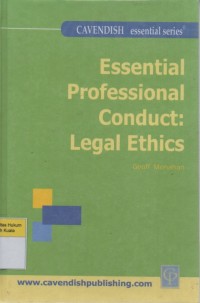 Essential Professional Conduct: Legal Ethics