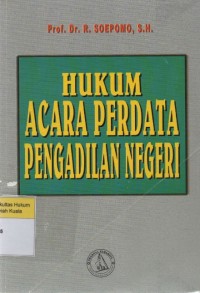 Image of Hukum Acara Perdata Pengadilan Negeri