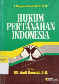 Image of Hukum Pertanahan Indonesia