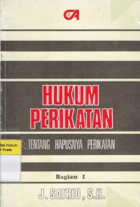 Image of Hukum Perikatan Tentang Hapusnya Perikatan Bagian I
