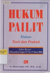 Image of Hukum Pailit : Dalam Teori dan Praktek