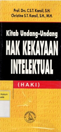 Kitab Undang-Undang Hak Kekayaan Intelektual (HAKI)