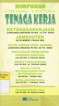 Himpunan Undang-undang Tenaga Kerja