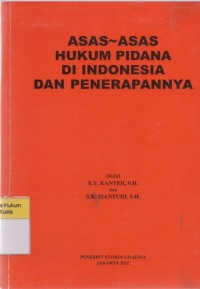 Image of Asas-Asas Hukum Pidana di Indonesia dan Penerapannya