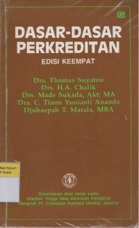 Dasar-dasar Perkreditan Edisi Ketiga