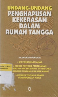 Undang-undang Penghapusan Kekerasan Dalam Rumah Tangga