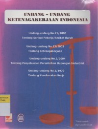 Image of Undang-Undang Ketenagakerjaan Indonesia
