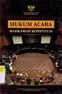 Image of Hukum Acara Mahkamah Konstitusi
