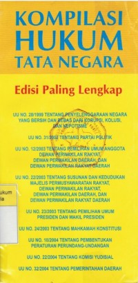 Image of Kompilasi Hukum Tata Negara
