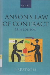 Image of Anson's Law Of Contract