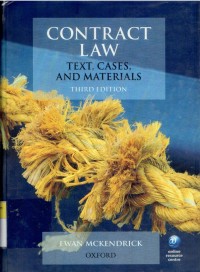 Contract Law: Text, Cases, and Materials